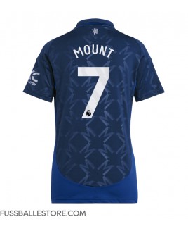 Günstige Manchester United Mason Mount #7 Auswärtstrikot Damen 2024-25 Kurzarm